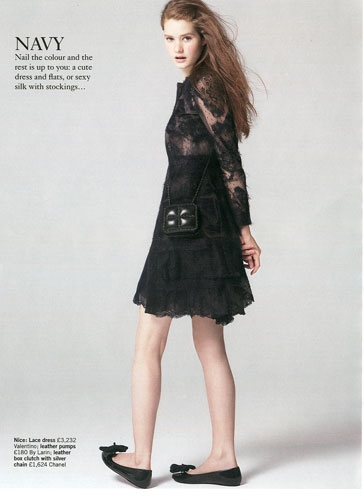 Esmé Wissels for Glamour UK September 2011 photographer Pamela Hanson 