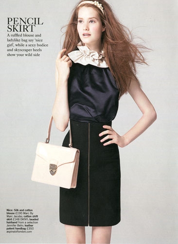 Esmé Wissels for Glamour UK September 2011 photographer Pamela Hanson 