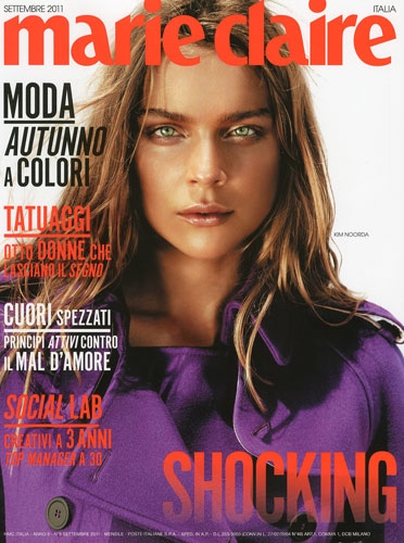 Kim Noorda for Marie Claire Italy September 2011 photographer Rennio Maifredi 