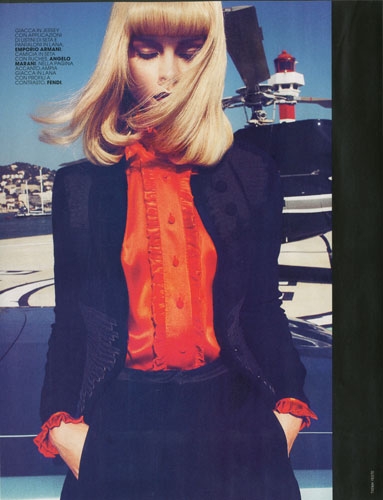 Gwen Loos for Marie Claire Italy Oktober 2011 photographer Txema Yeste 