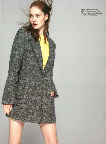 Esmé Wissels for Glamour UK November 2011 photographer Pamela Hanson 