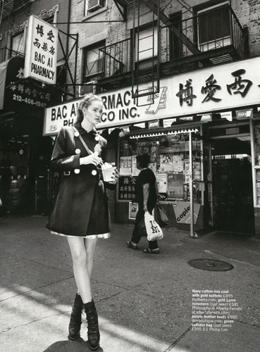 Esmé Wissels for Glamour UK November 2011 photographer Pamela Hanson 