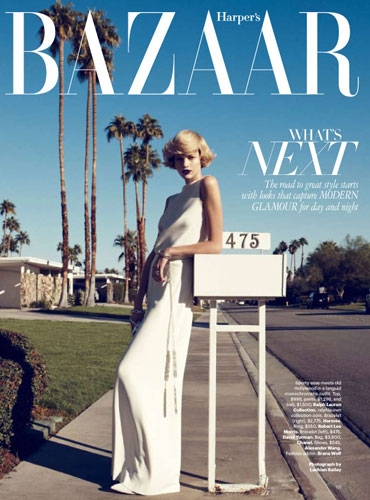 Bette Franke for Harpers Bazaar USA February 2012 photographer  Lachlan Bailey 