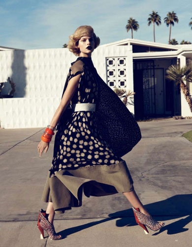 Bette Franke for Harpers Bazaar USA February 2012 photographer  Lachlan Bailey 