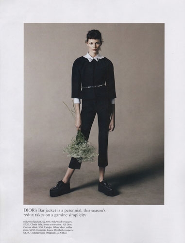 Bette Franke for Vogue UK February photographer Daniel Jackson 