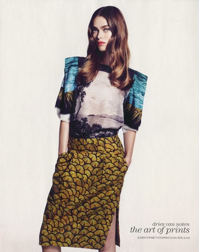 Sophie Vlaming Marie Claire Dutch March 2011 photographer Nelson Simoneau 