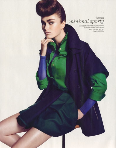 Sophie Vlaming Marie Claire Dutch March 2011 photographer Nelson Simoneau 