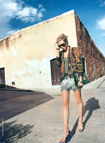 Annemara Post for Figaro Madame April 2012 photographer Eric Matheron-Balay 