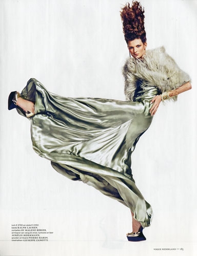 Bette Franke for Vogue Dutch April 2012 photographer Marc de Groot 