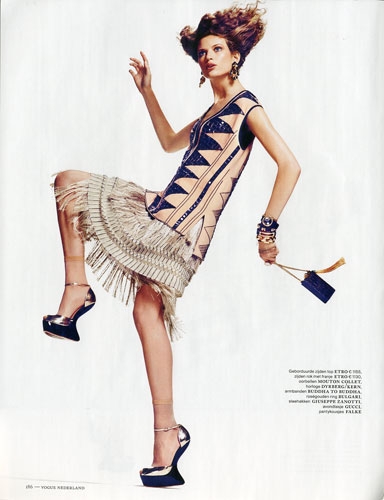 Bette Franke for Vogue Dutch April 2012 photographer Marc de Groot 