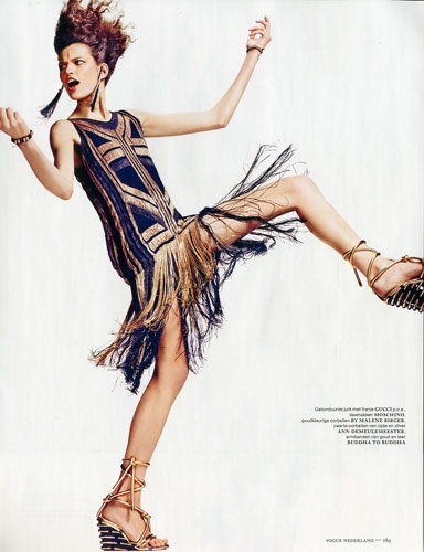 Bette Franke for Vogue Dutch April 2012 photographer Marc de Groot 