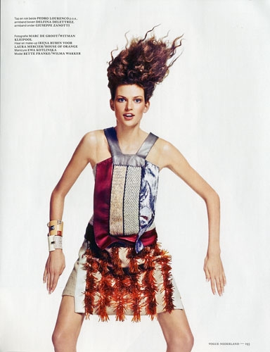 Bette Franke for Vogue Dutch April 2012 photographer Marc de Groot 