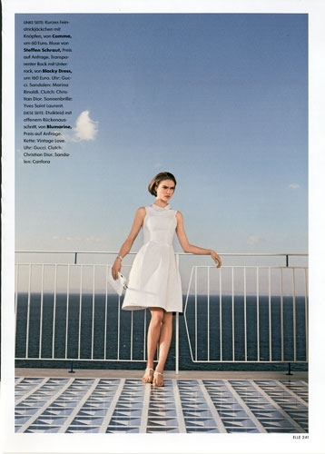 Sophie Vlaming for Elle German April 2012 photographer Pasquale Abbatista 