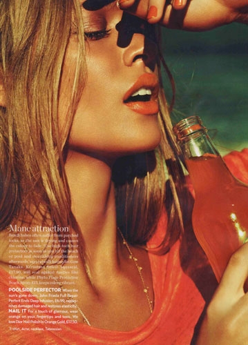 Rianne Haspels for Marie Claire UK June 2012 photographer Jason Hetherington 