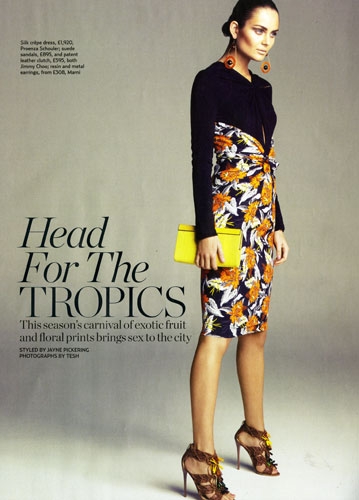 Dimphy Janse for Marie Claire UK June 2012 photographer Tess 