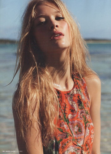 Rianne Haspels FOR MARIE CLAIRE UK JULY 2012 PHOTOGRAPHER FREDERIC PINET 