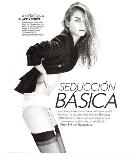 Dimphy Janse for Glamour Spain August 2012 photographer Erik von Frankenberg 