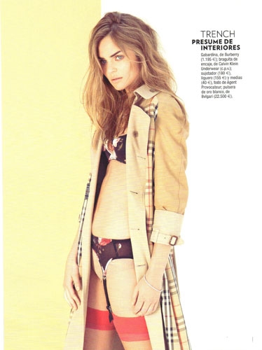 Dimphy Janse for Glamour Spain August 2012 photographer Erik von Frankenberg 