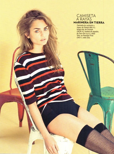 Dimphy Janse for Glamour Spain August 2012 photographer Erik von Frankenberg 