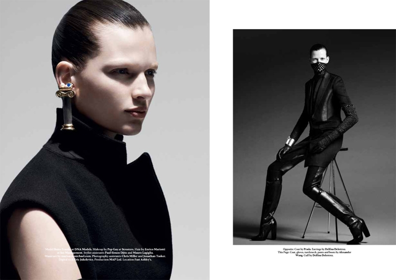 Bette Franke for Document Fall 2012 photographer Paul Wetherell 