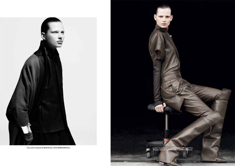 Bette Franke for Document Fall 2012 photographer Paul Wetherell 