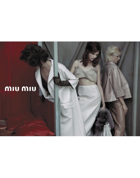 Bette Franke for Miu Miu Campaign Spring/summer 2013 photographers Inez van Lamsweerde & Vinoodh Mat 