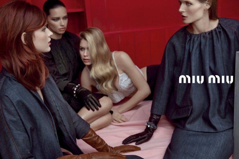 Bette Franke for Miu Miu Campaign Spring/summer 2013 photographers Inez van Lamsweerde & Vinoodh Mat 