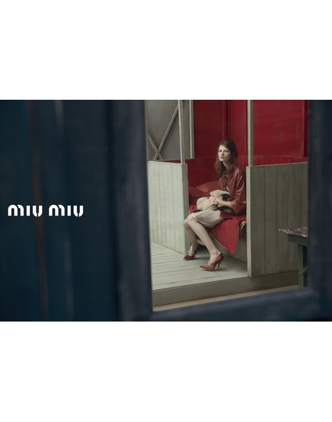 Bette Franke for Miu Miu Campaign Spring/summer 2013 photographers Inez van Lamsweerde & Vinoodh Mat 