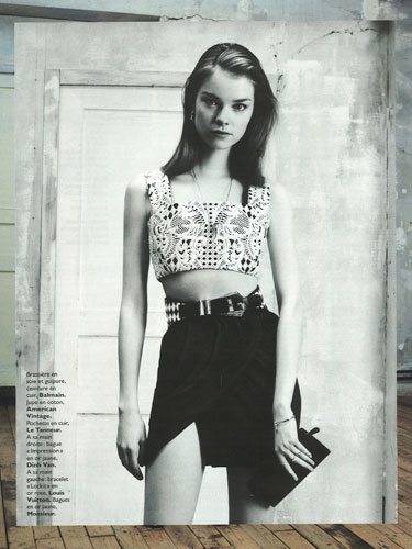 Gwen Loos for Grazia France June 2013 photographer Terry Gates 