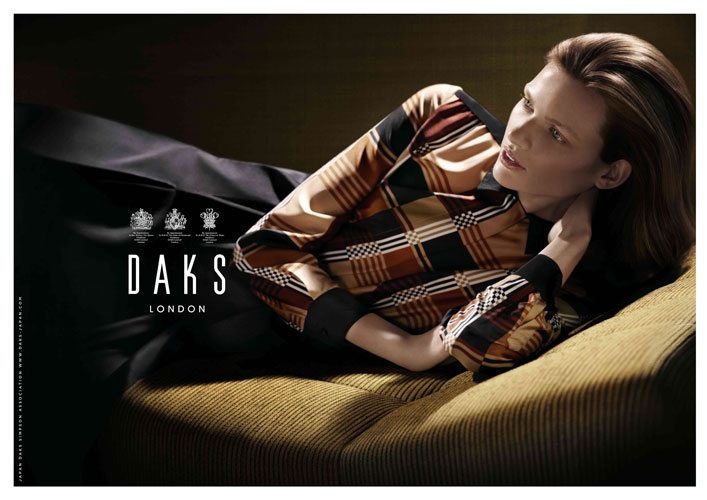 Bette Franke for Daks campaign F/W 2013 photographer Liz Collins 