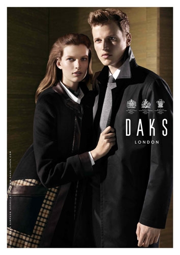 Bette Franke for Daks campaign F/W 2013 photographer Liz Collins 