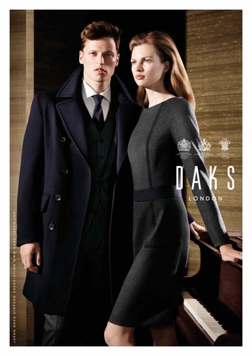 Bette Franke for Daks campaign F/W 2013 photographer Liz Collins 