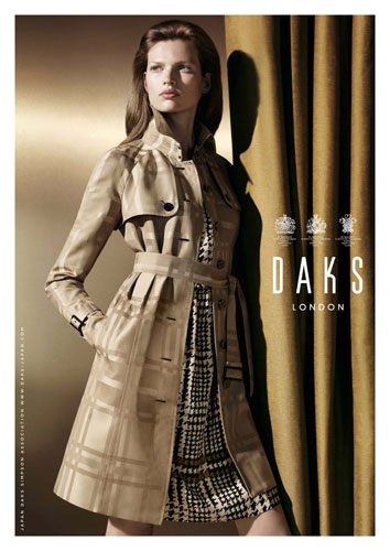 Bette Franke for Daks campaign F/W 2013 photographer Liz Collins 