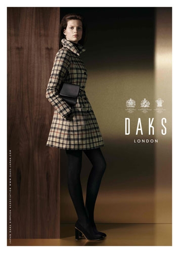 Bette Franke for Daks campaign F/W 2013 photographer Liz Collins 