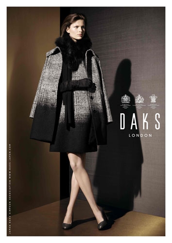 Bette Franke for Daks campaign F/W 2013 photographer Liz Collins 