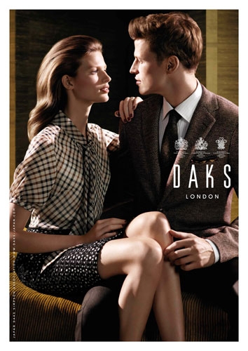 Bette Franke for Daks campaign F/W 2013 photographer Liz Collins 