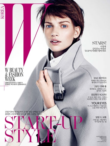 Bette Franke for W Korea November 2013 Photographer Catherine Servel 